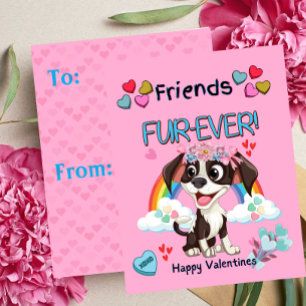 Cartes Pour Fêtes Annuelles Amis Quatre-toujours mignonne salle de classe Chio