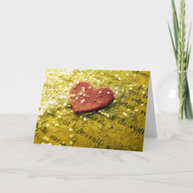 Cartes Pour Fêtes Annuelles Amour (Devant)