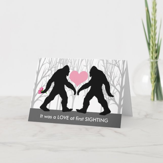 Cartes Pour Fêtes Annuelles Amour à la première visée (Devant)