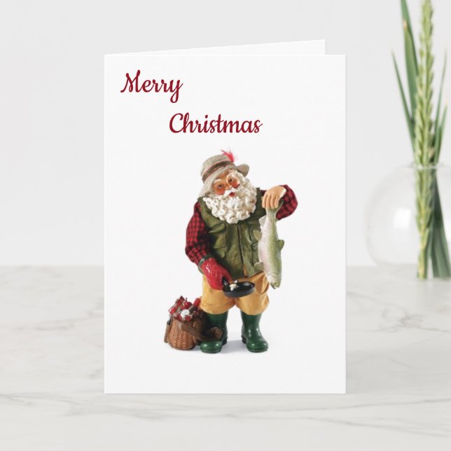 CARTES POUR FÊTES ANNUELLES **AMOUR À MON PÊCHEUR PRÉFÉRÉ** À NOËL (Devant)