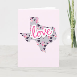 Cartes Pour Fêtes Annuelles Amour au Texas - Saint Valentin