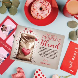 Cartes Pour Fêtes Annuelles Amour Brûlé : Mélange Parfait 4 Photo Saint-Valent