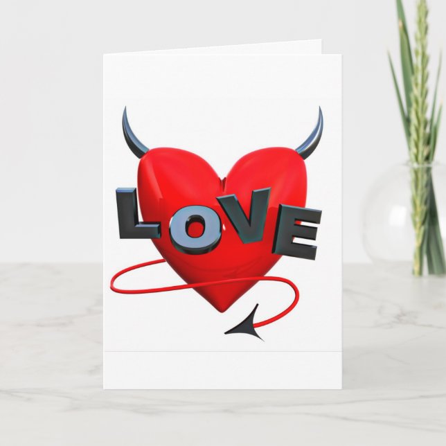 Cartes Pour Fêtes Annuelles Amour coquin (Devant)