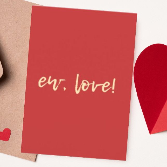Cartes Pour Fêtes Annuelles Amour de l'Ew personnalisé Moderne Anti Valentines (Buy or Download Now!)