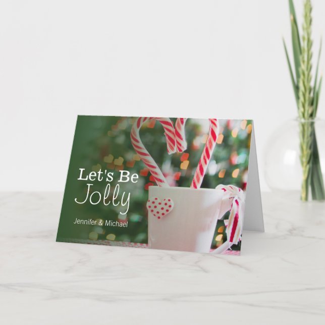 Cartes Pour Fêtes Annuelles Amour de Noël (Devant)