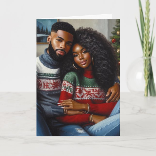 Cartes Pour Fêtes Annuelles Amour de Noël cosy (Devant)