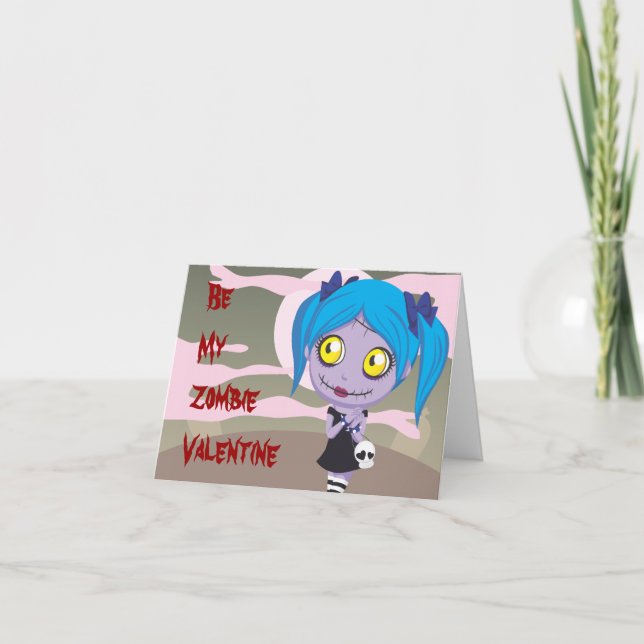 Cartes Pour Fêtes Annuelles Amour de zombi (Devant)