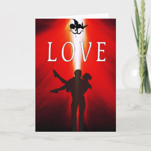 Cartes Pour Fêtes Annuelles Amour d'en haut