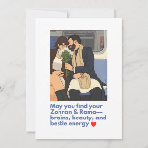 Cartes Pour Fêtes Annuelles Amour drôle mignon – Puissiez-vous trouver votre Z