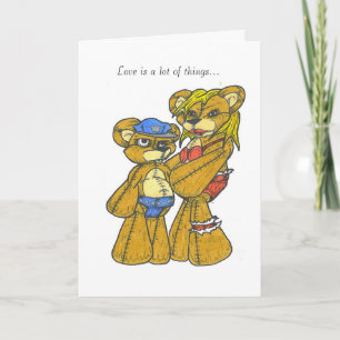 Cartes Pour Fêtes Annuelles Amour enfantin