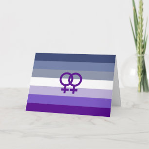 Cartes Pour Fêtes Annuelles Amour Lesbien Butch Fierté WLW