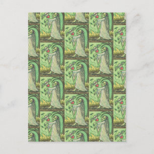 CARTES POUR FÊTES ANNUELLES AMOUR MALADE FILLE ZOMBIE SUIVANT SON COEUR, WHIMS