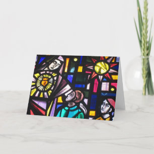 Cartes Pour Fêtes Annuelles amour pour le vitrail