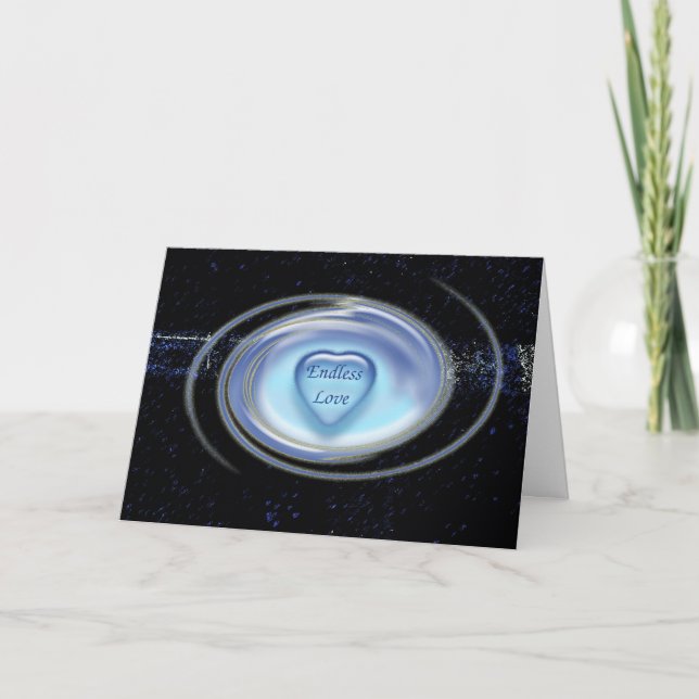 Cartes Pour Fêtes Annuelles Amour sans fin (Devant)