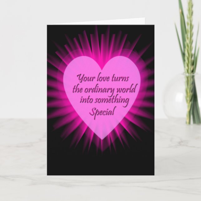 Cartes Pour Fêtes Annuelles Amour Spécial (Devant)
