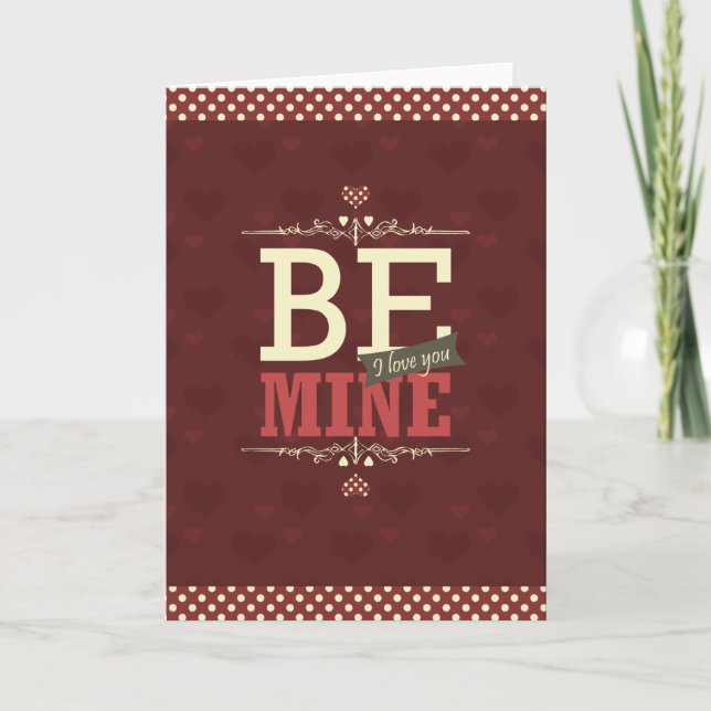 Cartes Pour Fêtes Annuelles Amour vintage (Devant)