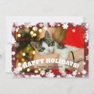 Cartes Pour Fêtes Annuelles amoureux de les chats personnalisés ou non photo