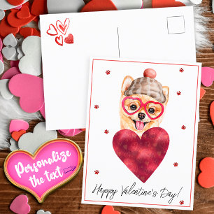 Cartes Pour Fêtes Annuelles Amoureux des chiens Valentine Gift Pomeranian