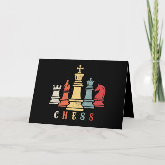 Cartes Pour Fêtes Annuelles Amoureux des échecs | Jeu d'échecs Checkmate Cadea