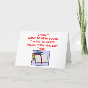 Cartes Pour Fêtes Annuelles amoureux du livre