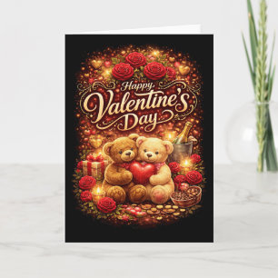 Cartes Pour Fêtes Annuelles Amoureux pour toujours