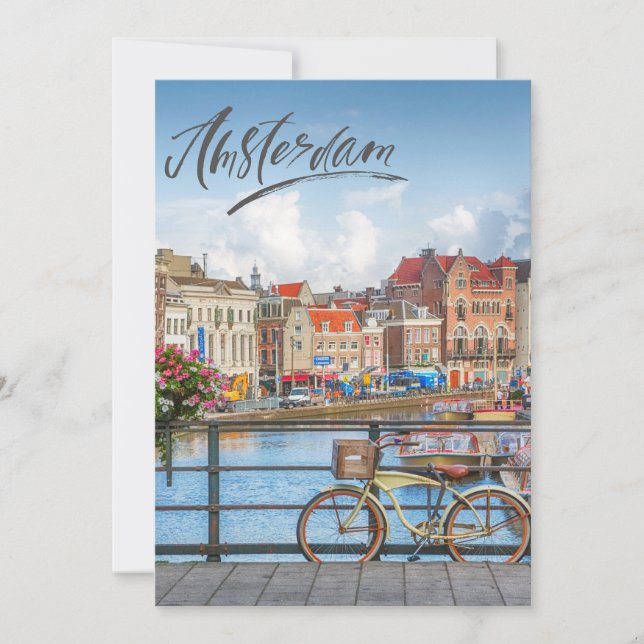 Cartes Pour Fêtes Annuelles Amsterdam (Devant)