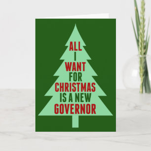 Cartes Pour Fêtes Annuelles Amusant anti-gouverneur Abbott Christmas Tree