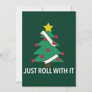 Cartes Pour Fêtes Annuelles Amusant Covid Christmas Tree Pun