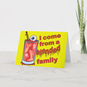 Cartes Pour Fêtes Annuelles Amusant jeu de famille mixte