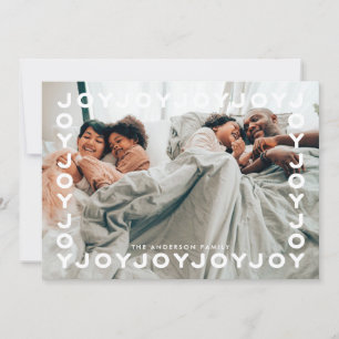 Cartes Pour Fêtes Annuelles Amusant Joy Joy Joy Frame Christmas
