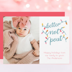 Cartes Pour Fêtes Annuelles Amusant Mieux ne pas pots enfants photo