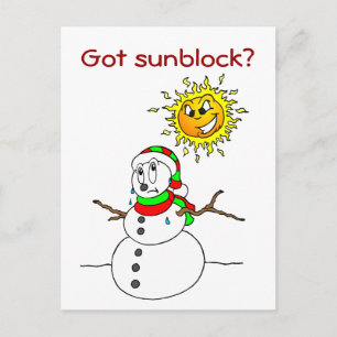 Cartes Pour Fêtes Annuelles Amusant Noël Snowman plaisanteries