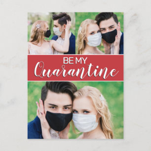 Cartes Pour Fêtes Annuelles Amusant soit ma quarantaine 2021 Valentine 3 photo