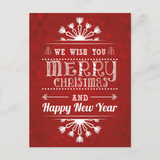 Cartes Pour Fêtes Annuelles Amusant style rétro Joyeux voeux de Noël