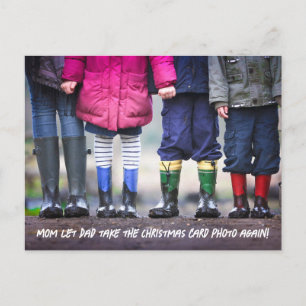 Cartes Pour Fêtes Annuelles Amusante Famille de Noël Humoristique
