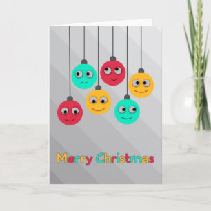 Cartes Pour Fêtes Annuelles Amusement de babiole de Noël