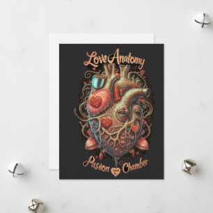Cartes Pour Fêtes Annuelles Anatomie de l'amour : Chambre de passion et morsur