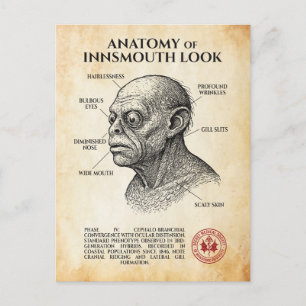 Cartes Pour Fêtes Annuelles Anatomie du regard de l'intérieur - Notes internes