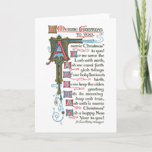 Cartes Pour Fêtes Annuelles Ancien Noël, Ancien type