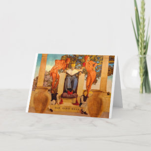 Cartes Pour Fêtes Annuelles Ancien roi Cole