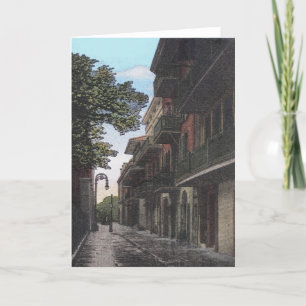 Cartes Pour Fêtes Annuelles Ancienne allée En Quartier Français