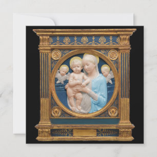 Cartes Pour Fêtes Annuelles Andrea Della Robbia c1485 Madonna and Child