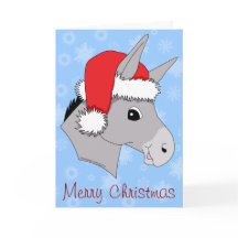 Âne de Noël du Père Noël