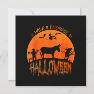 Cartes Pour Fêtes Annuelles Âne - Joyeux Halloween| Cadeau de costume effrayan