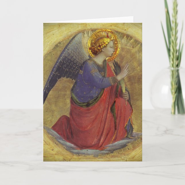 Cartes Pour Fêtes Annuelles Ange d'ATF Angelico d'annonce (Devant)