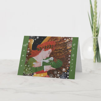 Cartes Pour Fêtes Annuelles Ange de la paix