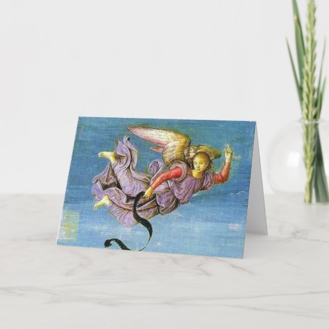 Cartes Pour Fêtes Annuelles Ange de messager (Devant)