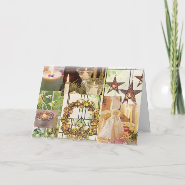 Cartes Pour Fêtes Annuelles Ange de Noël (Devant)