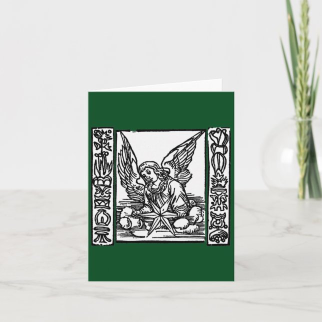 CARTES POUR FÊTES ANNUELLES ANGE DE NOËL (Devant)