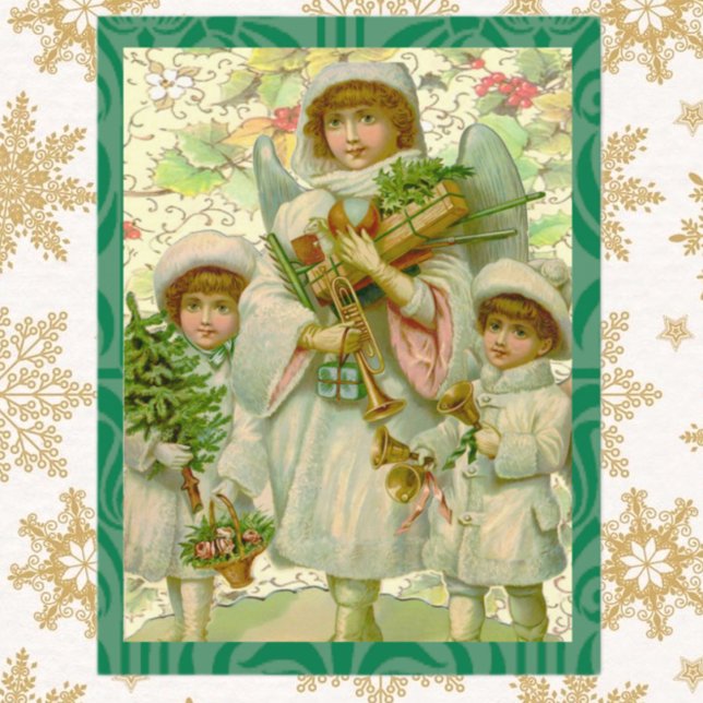 Cartes Pour Fêtes Annuelles Ange de Noël (Créateur téléchargé)